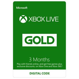 اکانت سه ماهه ایکس باکس مدل gold