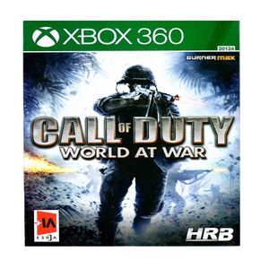 بازی cali of duty world at war مخصوص x box 360