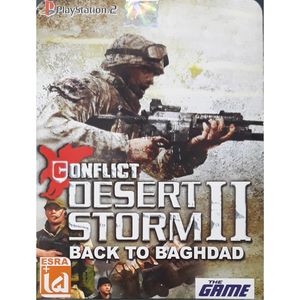 بازی conflict desert storm back to baghdad مخصوص ps2