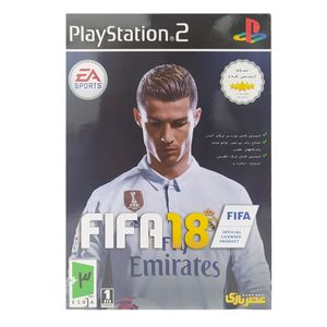 بازی fifa 18 مخصوص ps2 نسخه لایسنس شده عصر بازی