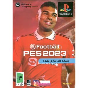 بازی pes  2023 مخصوص ps2 نشر پرنیان