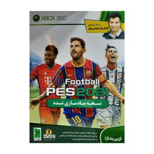 بازی pes 2021 با گزارش فارسی عادل فردوسی پور مخصوص xbox 360 نشر نوین پندار