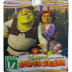بازی shrek superslam مخصوص ps2 نشر لوح زرین
