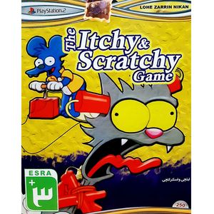 بازی the itchy & scratchy مخصوص ps2