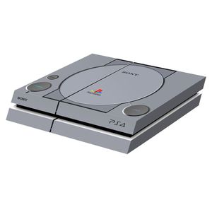 برچسب افقی پلی استیشن 4 ونسونی طرح ps one