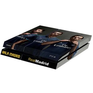 برچسب افقی پلی استیشن 4 گراسیپا طرح real madrid