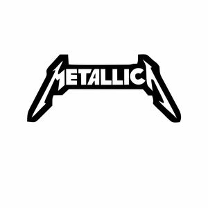 برچسب تاچ پد دسته بازی مدل metalica