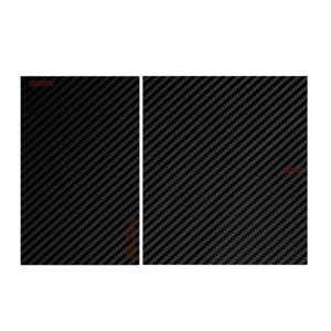 برچسب تزینی مدل black carbon fiber texture مناسب برای کنسول بازی ps2