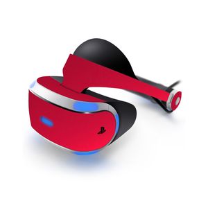 برچسب رنگ قرمز مات ماهوت برای عینک واقعیت مجازی playstation vr