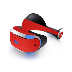 برچسب طرح فیبر قرمز ماهوت مناسب برای عینک واقعیت مجازی playstation vr