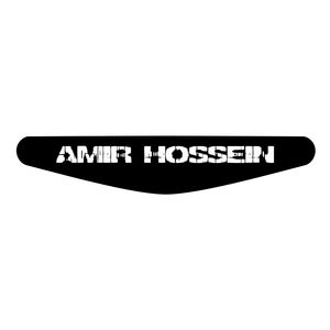 برچسب لایت بار دسته پلی استیشن 4 ونسونی طرح amir hossein