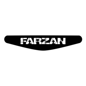 برچسب لایت بار دسته پلی استیشن 4 ونسونی طرح farzan