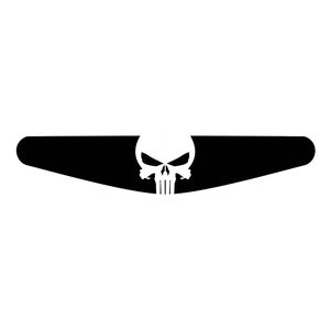 برچسب لایت بار دسته پلی استیشن 4 ونسونی طرح punisher skull