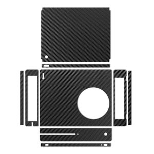 برچسب ماهوت مدلblack carbon fiber texture مناسب برای کنسول بازی xbox one s