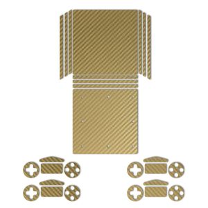 برچسب ماهوت مدلgold carbon fiber texture مناسب برای کنسول بازی ps4 pro
