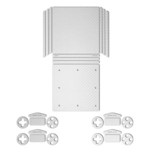 برچسب ماهوت مدلwhite carbon fiber texture مناسب برای کنسول بازی ps4 pro