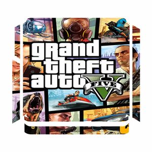 برچسب پلی استیشن ۴ اسلیم مدل gta v