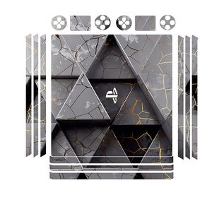 برچسب پلی استیشن ۴ پرو مدل polygon 04 مجموعه 16 عددی