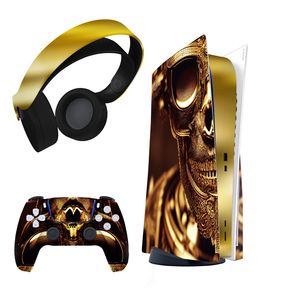 برچسب کنسول بازی ps5 مدل head براق مناسب دستگاه دیسک خور