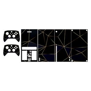 برچسب کنسول بازی xbox series x طرح polygon 09 مجموعه 5 عددی