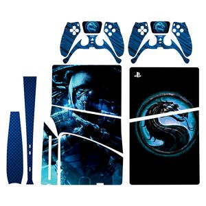 برچسب کنسول بازی پلی استیشن 5 اسلیم مدلmortal kombat 03 مجموعه 7 عددی