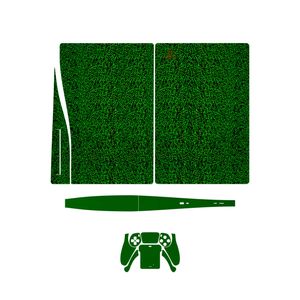 برچسب کنسول و دسته بازی ps5 ماهوت مدل  green_holographic_metallic_green