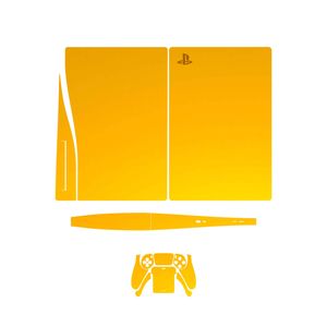 برچسب کنسول و دسته بازی ps5 ماهوت مدل matte deep mustard