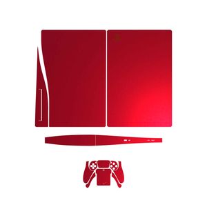 برچسب کنسول و دسته بازی ps5 ماهوت مدل matte warm red