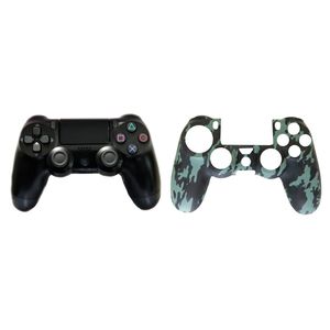 دسته بازی پلی استیشن 4  مدل dualshock سری 2021 به همراه محافظ