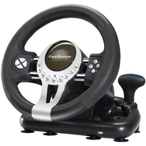فرمان بازی یورو کوانتم مدل e q racing wheel مناسب برای ps4 xboxones pc ps3 switch