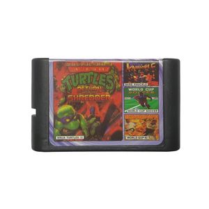 مجموعه بازی world cup 92 ، teenage mutant ninja turtles ، street of rage ، soccer مخصوص سگا