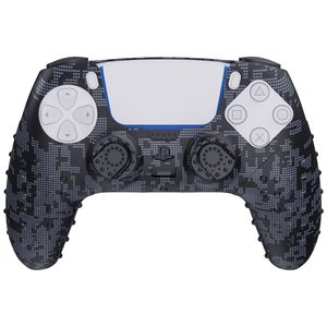 محافظ دسته پلی استیشن 5 اسپارک فاکس مدل silicone grip pack digital camo به همراه روکش آنالوگ