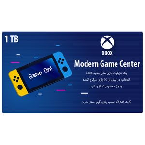 کارت اشتراک نصب بازی ایکس باکس وان گیم سنتر مدرن کد ۰۰۲