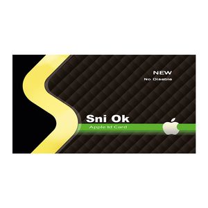 کارت اپل آیدی بدون اعتبار اولیه مدل sniok بسته 100 عددی
