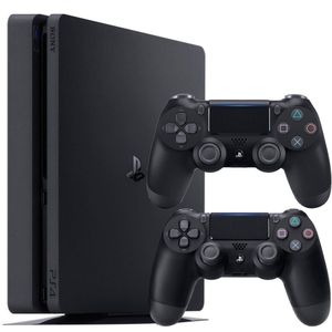 کنسول بازی سونی مدل playstation 4 slim کد region 2 cuh 2200a ظرفیت 500 گیگابایت به همراه دسته اضافه