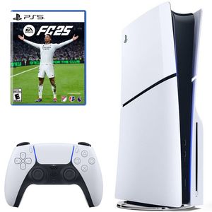 کنسول بازی سونی مدل playstation 5 slim ظرفیت یک ترابایت ریجن 2016a اروپا به همراه بازی ea sports fc 25
