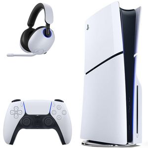 کنسول بازی سونی مدل playstation 5 slim ظرفیت یک ترابایت ریجن 2016a اروپا به همراه هدست