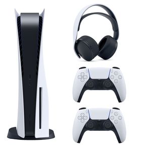 کنسول بازی سونی مدل playstation 5 ظرفیت 825 گیگابایت ریجن 1200 آسیا به همراه دسته اضافی و هدست