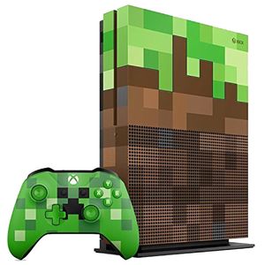 کنسول بازی مایکروسافت مدل xbox one s minecraft limited edition