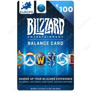 گیفت کارت 100 یورویی بلیزارد مدل bli100e