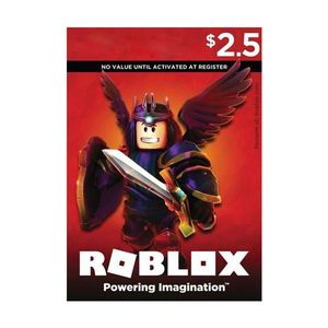 گیفت کارت 2.5 دلاری روبلاکس مدل rlx2.5
