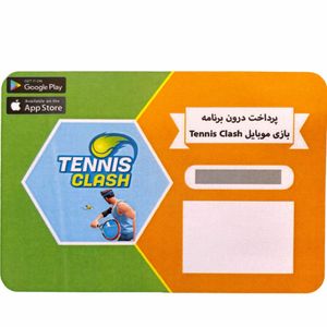 گیفت کارت 5 دلاری بازی موبایل تنیس کلش مدل 1000 جم