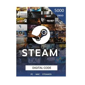 گیفت کارت 5000 پزویی استیم ارژانتین مدل sag