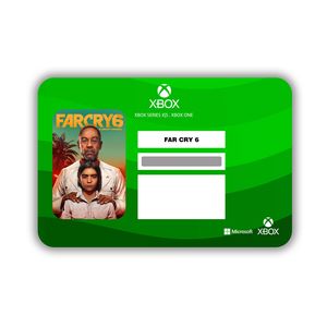 گیفت کارت بدون اعتبار اولیه ایکس باکس مدل xfc6