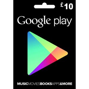گیفت کارت گوگل پلی ۱۰ پوندی مدل gog10p
