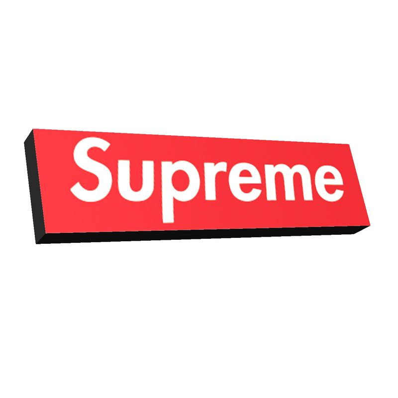 استیکر طرح suprerme