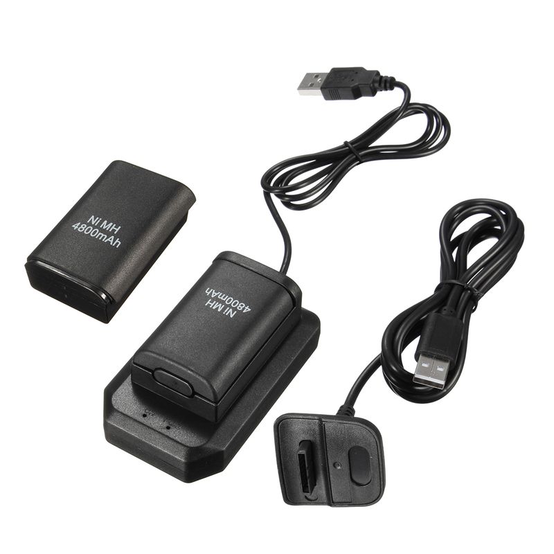 باتری و شارژر دسته بازی ایکس باکس 360 مدل ljl 360