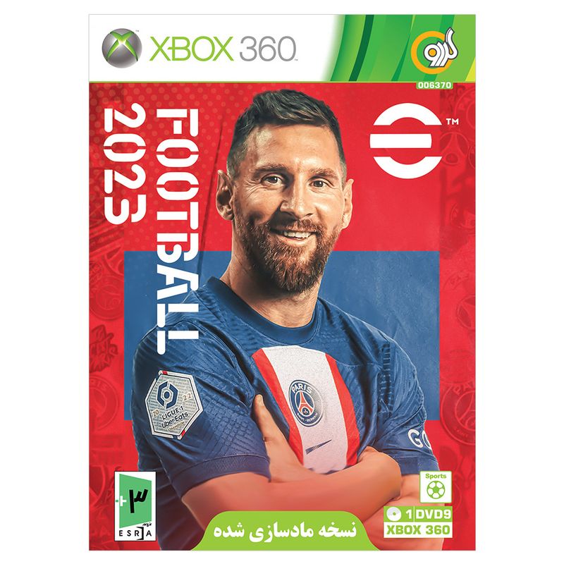 بازی  efootball pes 2023 مخصوص xbox 360 نشر گردو