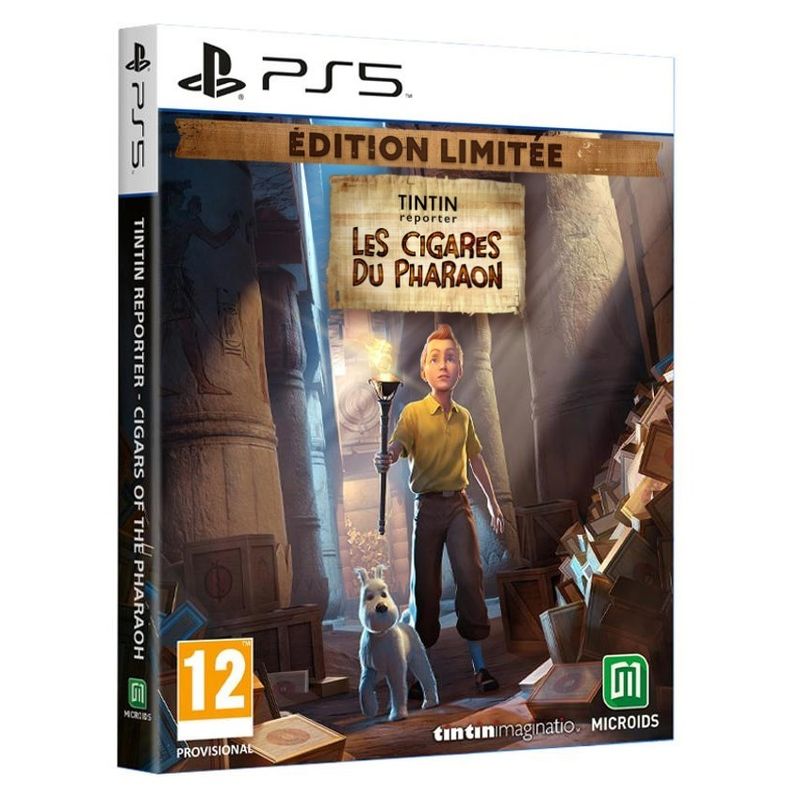بازی  tintin reporter   cigars of the pharaoh limited edition نسخه استیل بوک مخصوص ps5