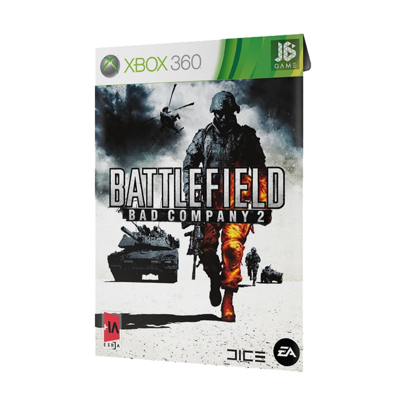 بازی 2 battlefield bad company مخصوص xbox 360 نشر جی بی تیم